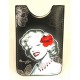 Housse téléphone portable Marilyn Monroe Fleurs