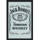 Cadre miroir Jack Daniels Logo en contraste
