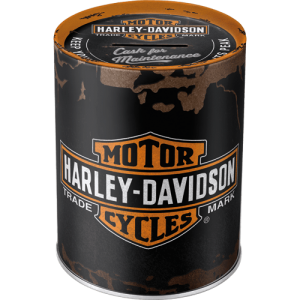 Tirelire métallique ronde Harley-Davidson