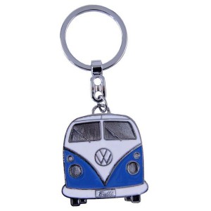 Porte-clés VW Volkswagen T1 Bulli Bleu + écrin