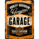 Plaque en métal 30 X 40 cm Harley-Davidson : Garage