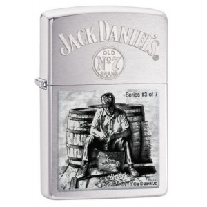 Briquet essence Zippo Jack Daniel's Scene of Lynchburg N°3 série limitée à 4777 pcs