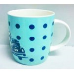 Tasse à café (coffee mug) VW Volkswagen BEETLE COX bleue ciel