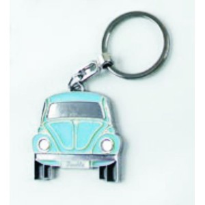 Porte-clés VW Volkswagen COX Beetle bleu ciel + écrin
