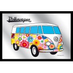 Cadre miroir VW Volkswagen Bus Bulli T1 flower power hippie
