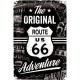 Plaque en métal 20 X 30 cm Route 66 - The original adventure