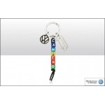 Porte-clés VW Volkswagen T1 Bulli Campervan cubes multicolores