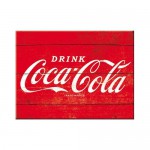 Magnet 8 x 6 cm Logo classique rouge Coca-Cola 