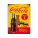 Magnet 8 x 6 cm Publicité Vintage rétro Coca-Cola rouge et jaune