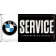 Plaque en métal 25 x 50 cm : BMW Service : enseigne de garage