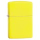 Briquet essence Zippo classique jaune fluorescent