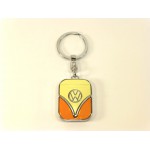 Porte-clés VW Volkswagen T1 Bulli orange et jaune clair