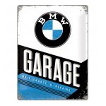 Plaque en métal 30 X 40 cm BMW : Enseigne de garage