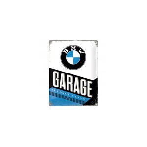 Plaque en métal 30 X 40 cm BMW : Enseigne de garage
