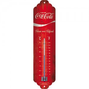 Thermomètre : Coca-Cola logo classique