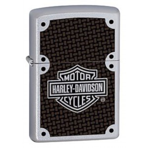 Briquet essence Zippo Harley-Davidson Carbone et Chrome