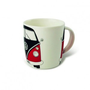 Tasse à café (coffee mug) VW Volkswagen T1 BULLI rouge et noir