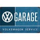 Plaque en métal mate neuve XL 40 x 60 cm : VW Volkswagen Garage
