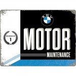 Plaque en métal 30 X 40 cm BMW Motor maintenance