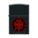 Briquet essence Zippo logo satanique groupe heavy métal Slipknot fond noir
