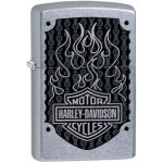Briquet essence Zippo Harley-Davidson Bar & Shield et flammes noires