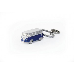 Porte-clés en 3D avec T1 VW Volkswagen Bulli Campervan bleu