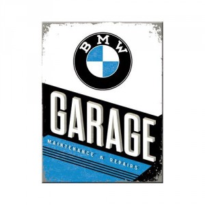 Magnet 8 x 6 cm BMW Garage