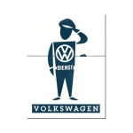 Magnet 8 x 6 cm VW Volkswagen Vintage Retro Combi Bulli