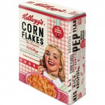 Boîte en métal rectangulaire XL Kellogg's Corn Flakes The original