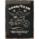 Plaque en métal 30 X 40 cm Pneus pour motos Goodyear depuis 1898