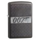 Briquet essence Zippo James Bond 007 logo sur fond gris