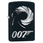 Briquet essence Zippo James Bond 007 image mythique fond "black matte"