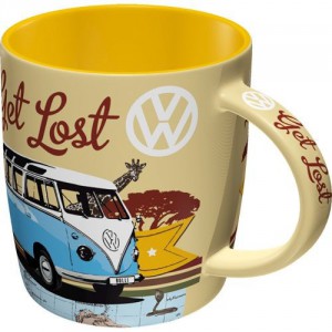 Tasse à café (coffee mug) Vw Volkswagen T1 Bulli dans la savane