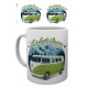 Tasse à café (coffee mug) VW Volkswagen T1 BULLI vert à la montagne