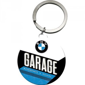 Porte-clés rond : BMW Garage