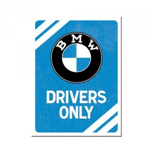 Magnet 8 x 6 cm BMW Drivers only