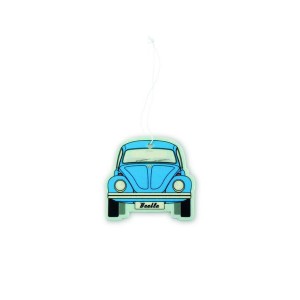 Désodorisant à suspendre VW Volkswagen Beetle bleu (Parfum Fresh)