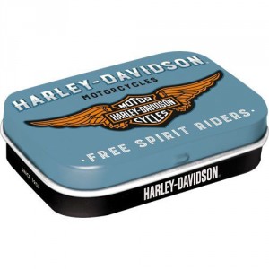 Boîte à pilules harley-davidson : logo de la marque avec l'aigle