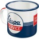 Tasse à café (coffee mug) en métal : Vespa Service