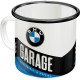 Tasse à café (coffee mug) en métal : BMW Garage