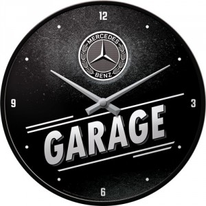 Horloge murale vintage : Best garage - Atelier motos