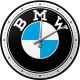 Horloge murale vintage : BMW logo