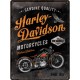 Plaque en métal 30 X 40 cm Harley-Davidson depuis 1903 - USA Milwaukee