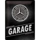 Plaque en métal 30 X 40 cm Mercedes-Benz : Garage