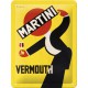 Plaque en métal 15 X 20 cm : Martini Vermouth