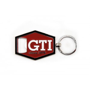 Porte-clés avec ouvre-bouteille VW Volkswagen GOLF GTI rouge