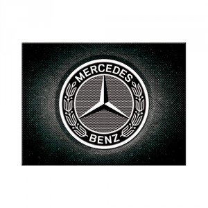Magnet 8 x 6 cm Logo Mercedes-Benz