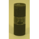 Bougie cylindrique rustique pilier 17cm aspect givré couleur gris clair