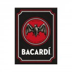 Magnet 8 x 6 cm Logo Bacardi