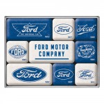 Set de 9 magnets : Ford évolution du logo